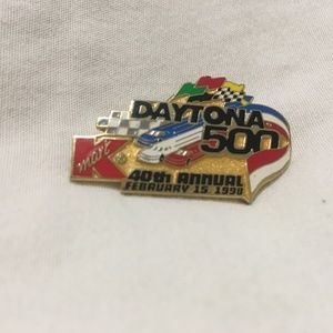 Vintage Daytona 500 40th annual February 15,1998 pin